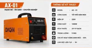 Máy tẩy mối hàn AX01